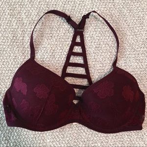 VS Pink Lightly Padded Bra 34D